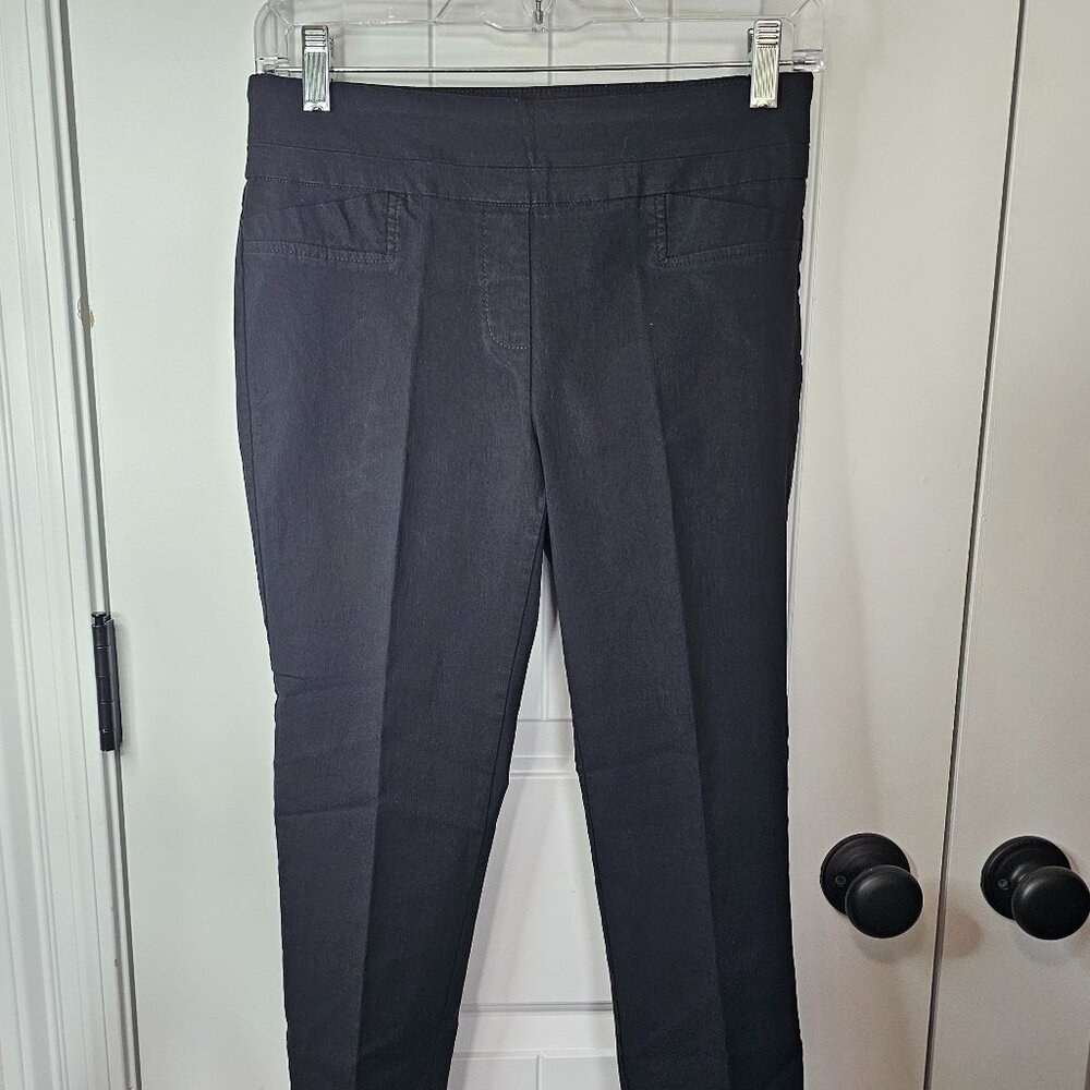 Renaur Black stretch cigarette ankle pants Sz 2